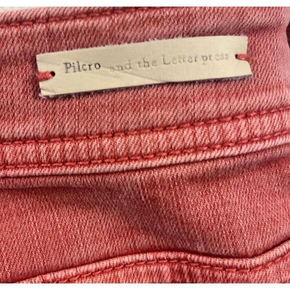 Pilcro and the Letterpress High Waist Denim Cuffed Boyfriend‎ Bermuda Shorts 32 - Picture 8 of 10
